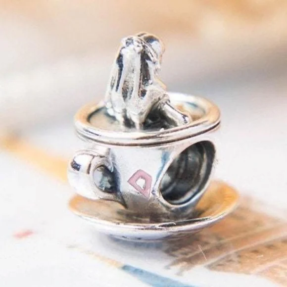 NWOT Pandora x Disney Alice in Wonderland Charm, Disneyland Paris - Picture 2 of 14